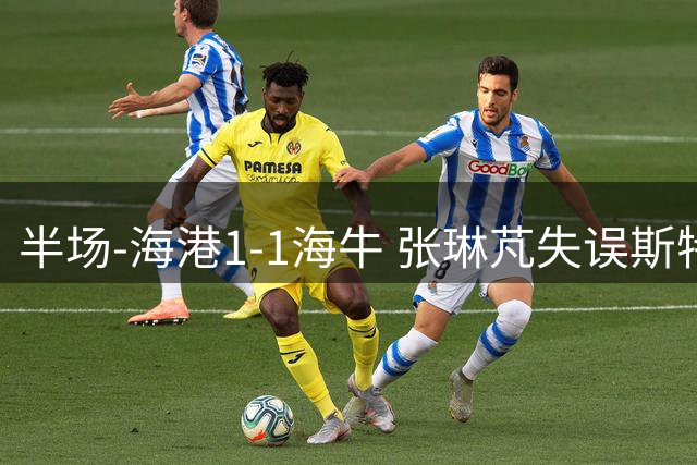 半场-海港1-1海牛 张琳芃失误斯特兰德贝里破门武磊抢点扳平